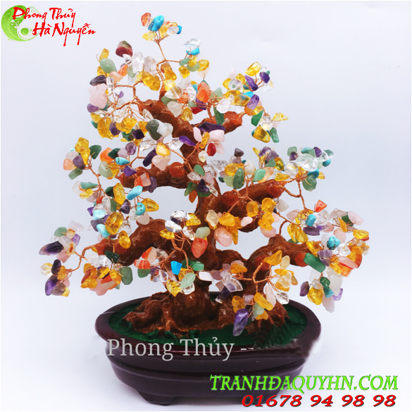 cây đá thạch anh đa sắc